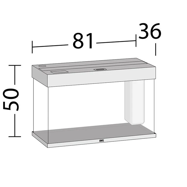 Juwel Akvarium Rio 125 Hvid